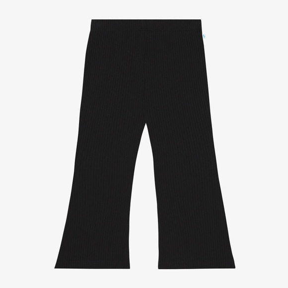 Posh Peanut Solid Ribbed Bell Bottoms, 7-8 years - Picture 2 of 5